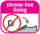 Chrome-free lining